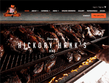 Tablet Screenshot of hickoryhanks.com